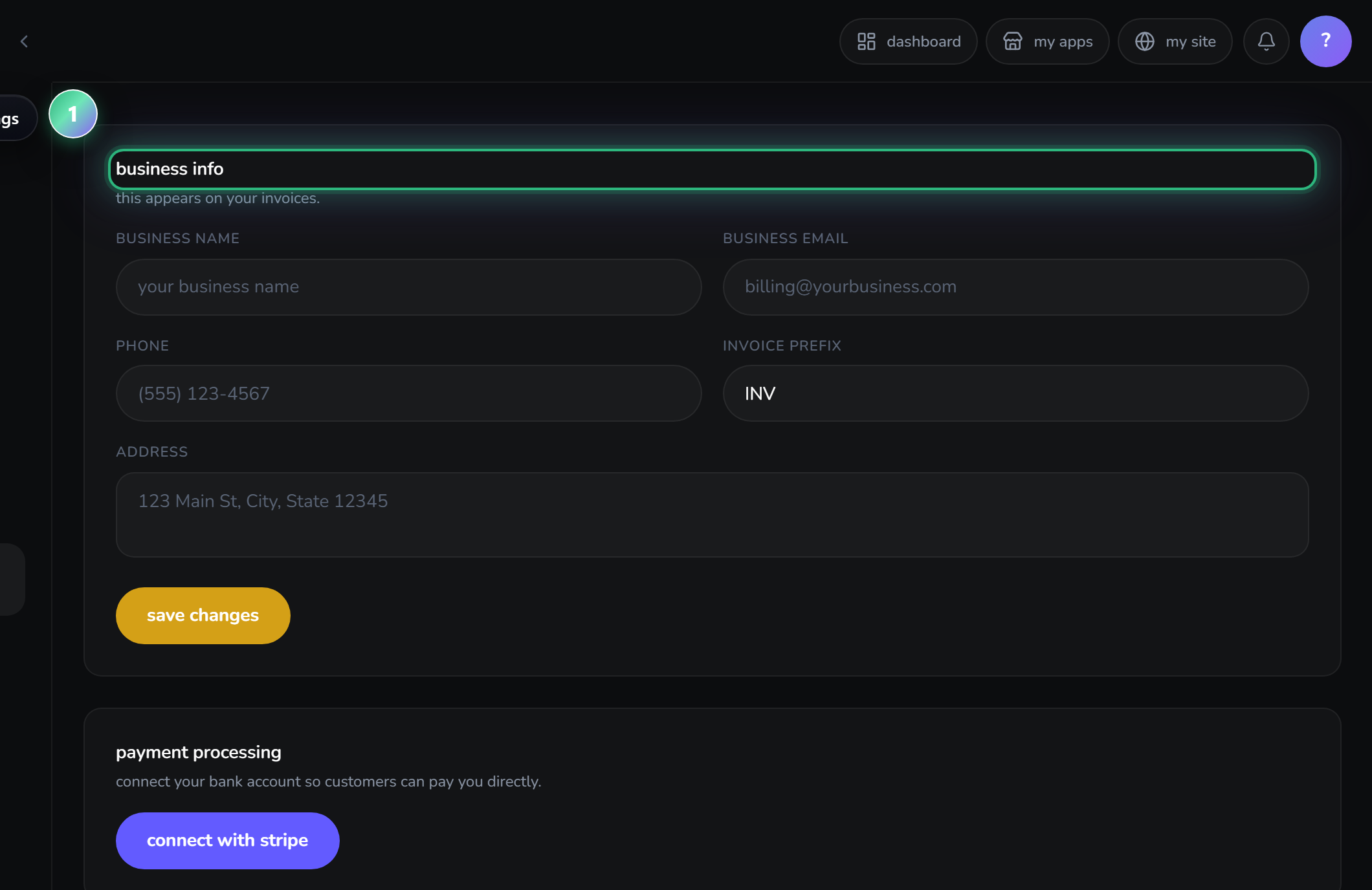 open pawpaw settings — step 1