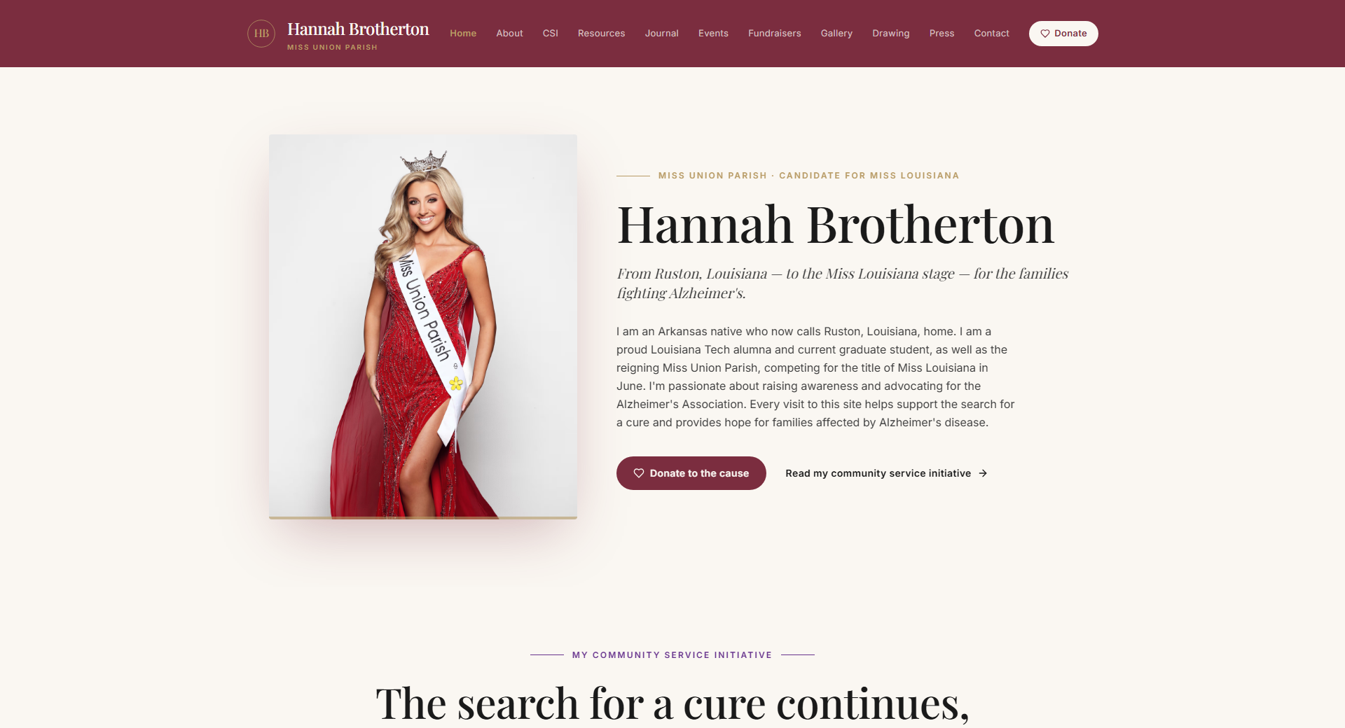 The Hannah Brotherton website
